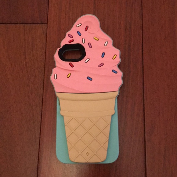 6/6s KATE SPADE PROTECTIVE ICE CREAM PHONE CASE!